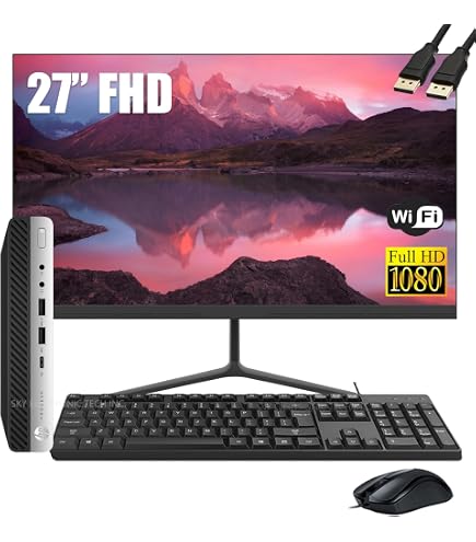 Amazon.com: HP ProDesk 600 G3 Mini Desktop Computer with Monitor